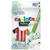 CARIOCA Pennarelli Per Tessuti Punta Fine - 10 Pz