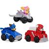 Paw Patrol The Movie 2 Set con 3 Mini Veicoli Pupazzi Auto
