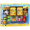 Stumble Guys Personaggi da collezione da 5,1 cm, confezione da 8 pezzi Deluxe - Mr. Stumble, Leonida, alieno verde, spruzzi, Gamer Gina, Drago Inferno, x2 nascosti