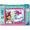 Ravensburger - Puzzle Gabby's Dollhouse, 100 Pezzi XXL - Puzzle Bambini 6 Anni, Collezione Gabby's Dollhouse, Giochi Educativi e Divertenti, Idee Regalo