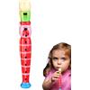 Generisch Flauto in legno per bambini - 20 cm, 6 fori, giocattolo musicale | Strumento musicale per l'istruzione precoce per bambini, bambini, suono, apprendimento, sala giochi, regalo divertente