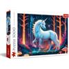 Trefl - Unicorno mistico - Puzzle da 1000 pezzi - Puzzle raffigurante un unicorno multicolore in un ambiente fiabesco, per adulti e bambini dai 14 anni in su