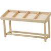 TOYANDONA Espositore Miniature Per Verdure e Frutta Mobile Decorativo Per Mini Case Accessorio Per Giocattoli e Decorazioni Domestiche