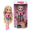 Giochi Preziosi UNIQUE EYES - Bambola Articolata 25 cm, con Occhi Grandi Magici e Profondi, Segue il Tuo Sguardo, Amy Fashion Doll, per Bambine a Partire dai 3 Anni, Multicolore