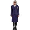 Chaks - Mercoledì uniforme scolastica Enid Sinclair, costume a 3 pezzi per bambini, vestito per Halloween e carnevale