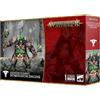 Games Workshop Warhammer Age of Sigmar Dominator Engine - Kit in miniatura in plastica con infuso di demoni, 57 componenti, base rotonda da 80 mm, non verniciato