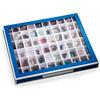Leuchtturm Sammelbox K 60 mit 60 Fächern, blau