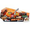 Zuru XSHOT Insanity HorrorFire Dread Hammer - Blaster di livello successivo con clip a 35 freccette, 48 freccette con tecnologia Air Pocket, portata 27 m, per il massimo divertimento in battaglia Nerf