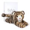 Doudou et Compagnie Histoire d'ours - Peluche Tigre - 25 cm - Marrone/Nero - Regalo per bambini - Bengaly Le Tigre - Terra Selvaggia - HO3060