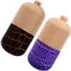 Parliky Gioco Kendama in Legno per Bambini 2 Pezzi, Giocattolo Educativo in Faggio Sicuro Coordinazione Occhio-mano, Sfida Creativa per Età Oltre 6 Anni Colore Casuale