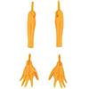 Mattel Parti di ricambio per bambola Toralei di Monster High Great Scarrier Reef Glowsome Ghoulfish DHH36 - Braccia e mani di ricambio arancione