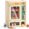 Mainely Personalizzabile Gioco di ruolo in legno - Serie Capybara Food "Distributore automatico Shop & Go" - Gioco educativo e di imitazione - dai 3 anni in su - personalizzato con nome - TOPBRIGHT