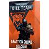 Games Workshop - Warhammer 40,000 - Kill Team: Datacards - Exaction Squad (Edizione 2024)