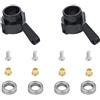 Lanko Tazza in metallo Turn Cup Kit per C14 C24 C34 C44 B14 B1 B16 B24 B36 MN D90 D91 MN99S RC ricambi auto, nero