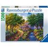 Ravensburger - Puzzle Cottage Lungo il Fiume, 1500 Pezzi, Puzzle Paesaggi per Adulti e Ragazzi, Idea Regalo per Lei o Lui, 80x60 cm