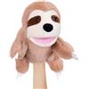 Generisch Bambole animali - Marionette | Marionetta a mano, guanti bradipo interattivi, creatura con bocca aperta, guanto di peluche con bocche mobili, stimola la creatività e la fantasia