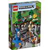 LEGO Minecraft The First Adventure 21169 Hands-On Minecraft Playset; Fun Toy Featuring Steve, Alex, a Skeleton, Dyed Cat, Moobloom and Horned Sheep, New 2021 (542 Pieces)