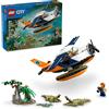 LEGO City Jungle Explorer Water Airplane Toy - Set di costruzione avventura per bambini per ragazzi e ragazze, dai 6 anni in su, con 2 minifigure per giocare a fingere, idee regalo per compleanni -