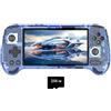JOENI ANBERNIC RG556 Console da Gioco Portatile Retrò con 8000+Classic Games, 5.48 IPS AMOLED Screen Console di gioco Android Regalo per Bambini Adulti ((4+256G)+128G)