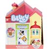 Bluey Play Date Plush Surprise, Decora la casa con adesivi, attacca il segno del tempo di gioco, quindi apri la porta per apparire un peluche a sorpresa, lo stile della peluche può variare