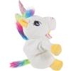 BESTonZON Burattino da Mano Unicorno per Raccontare Storie Educativo, Peluche Bianco in PP Cotone Lavabile, Giocattolo per Ragazzo Ragazza