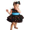 Generico Vestito Carnevale Bambina Cavernicolo Costume per età della Pietra Costume Halloween Bambina Vestito con Bone Fiocco Fascia Abiti Neonata Festa di Nozze Principessa
