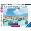 Ravensburger - Puzzle Mediterranean Malta, 1000 Pezzi, Puzzle Paesaggi per Adulti e Ragazzi, Idea Regalo per Lei o Lui, 70x50 cm