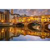 LHJOYSP puzzle classici 1000 pezzi Città ponte fiume architettura vecchio ponte sul fiume arno a firenze italia 75x50cm