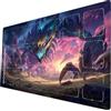 ymyukop Riftbound TCG Playmat 24x14 pollici con marcatura a zona design non ufficiale inclusa custodia per giochi da tavolo Playmat (Colosso primordiale)