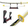 FEENOMENN Demon Slayer : Kimetsu No Yaiba - Katana Replica Lama di Legno - ZENITSU AGATSUMA