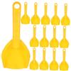 YARNOW Palette Spiaggia Ragazzo Ragazza 20Pezzi, Pale da Plastico Giallo | Giardino dei Giocattoli per Feste, Scavare la Sabbia, Giocattoli di Spiaggia, Uso Indoor