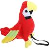 Duvcoywae Pappagallo Simulato, Accessorio per Costume da Pirata, Peluche Morbido e Coccolone, Uccello Impagliato, Pappagallo Spalla, Ripieno Peluche