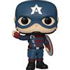 Funko Pop! Marvel: The Falcon & Winter Soldier - Captain America - John F. Walker - The Falcon And The Winter Soldier - Figura in Vinile da Collezione - Idea Regalo - Merchandising Ufficiale