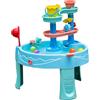 Step2 Double Spin & Showers Tavolo d'Acqua con Set di Accessori da 22 Pezzi | Giocattoli Acquatici per Bambini | Tavolo attività con Acqua per Il Giardino