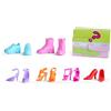 Simba 104663554 - Steffi Love Schuh-Fashion, 7 paia diverse, scarpe per bambole spogliatoio da 29 cm, con sorpresa, 2 scomparti assortiti, viene fornito solo un articolo a partire dai 3 anni in su
