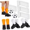 Hohopeti 2set Calcio Dita Tavolo Da Gioco in Miniatura Set Da Porte e Palloni Giocattolo Da Tavolo Per Ragazzo Ragazza Ragazza Scarpe Da Calcio Per Dita
