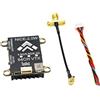 Giwnhvx Trasmettitore Video FPV 5.8G VTX 2W 64CH PAL/NTSC con Supporto Regolazione Impostazioni TBS OSD per Drone RC FPV a Lungo Raggio