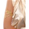 FYASA - Bracciale Serpente Dorato per Costume