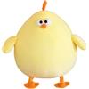 TOPLITHE Divertente Peluche Di Pollo, Animali Di Peluche Di Pollo Paffuto Cuscino Di Peluche Super Morbido E Abbracciabile Regalo for La Decorazione Della Casa Delle Ragazze Dei Ragazzi(Yellow,50cm/19.6in)