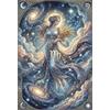 ASDFGHJKLZA Puzzle Zodiaco Vergine 1000 Pezzi, Gioco indoor giorno pioggia