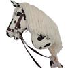 HORSE & toys Hobby Horse Grande A3 (cavallo su asta) con briglia come da foto (macchiato)