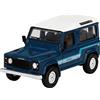Truescale Miniatures Mini GT Defender 90 County Wagon Stratos Blu RHD 1:64 Scala Diecast Collezionisti Modello MGT00353-R