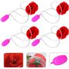 Hezudiay 4 pezzi di fiori a spruzzo, simulazione spray, fiori d'acqua con funzione di spruzzo, divertente spilla a forma di rosa, strumento da gioco per feste, intrattenimento e scherzi quotidiani