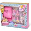MARTINELIA- Yummy Trucco con Asciugacapelli e Accessori 28 x 24 x 7 cm, Multicolore, 11943
