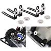 INJORA RC Car Shell Body Mount 4pcs Metal L-Bracket con Magnete per 1:10 RC Crawler Car Axial SCX10 90046 D90