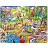 Larsen US30 Una giornata emozionante allo zoo, Puzzle Incorniciato con 48 pezzi