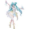 Zhongkaihua Miku figura in abito da cigno tema anime ragazza PVC modello Miku action figure decorazione per casa auto desktop regalo di compleanno per i fan, 20 cm