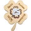 DLM Bomboniere DLM-A817 Bomboniere 12 calamite magneti in legno cm 9x7 utili segnaposti confettate per festeggiare il 25 Compleanno o 25 anniversario di matrimonio le nozze d' argento