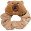 Ldabrye Adorabile capibara con clip per capelli a forma di capibara in stile cartone animato, copricapo per Halloween, cosplay e giochi di ruolo