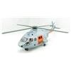 SIKU - 2527, Elicottero di soccorso SAR, 1:50, Metallo/Plastica, Grigio argento/Arancione, Con barella e paziente da soccorrere, Verricello automatico